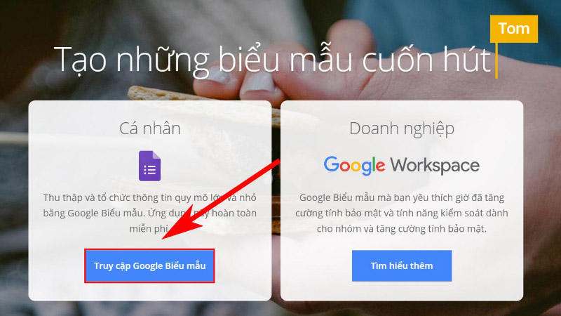 Tạo Google biểu mẫu 